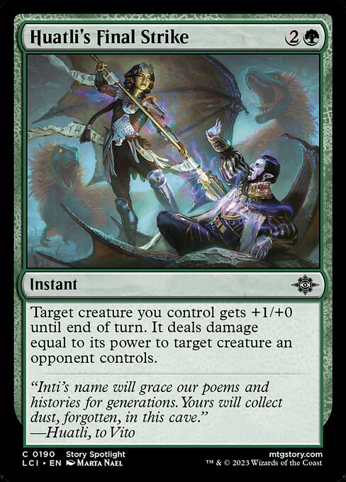 Huatli's Final Strike - The Lost Caverns of Ixalan (lci) #190