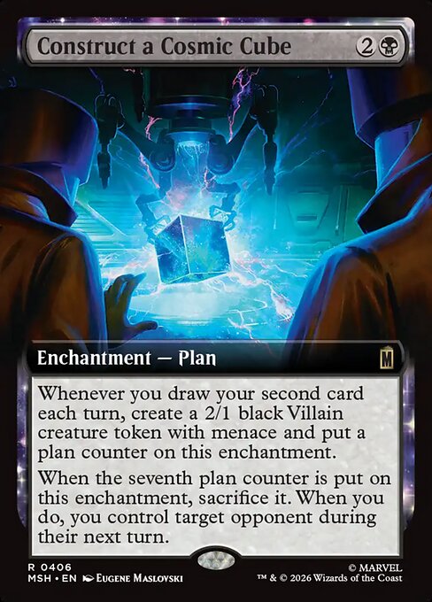 Construct a Cosmic Cube - Marvel Super Heroes () #406 [Foil] [Foil]