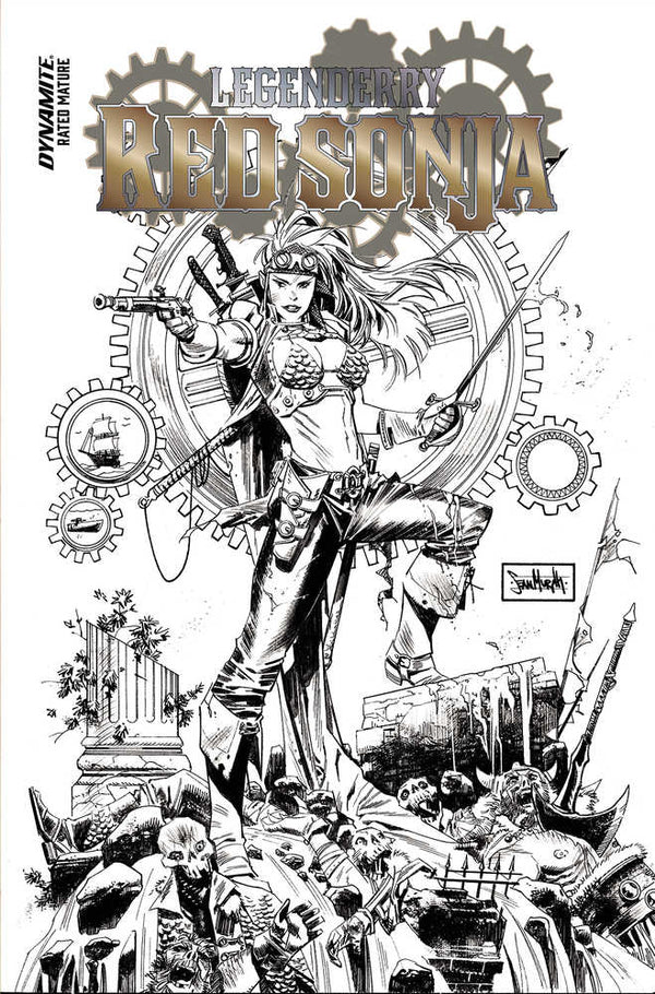 Legenderry Red Sonja One Shot Cover F 10 Copy Variant Edition Murphy Line