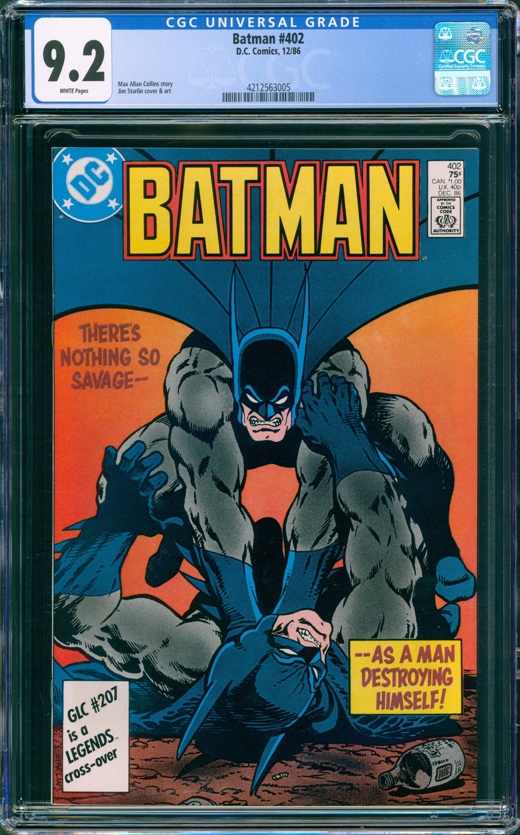 CGC 9.2 Batman #402
