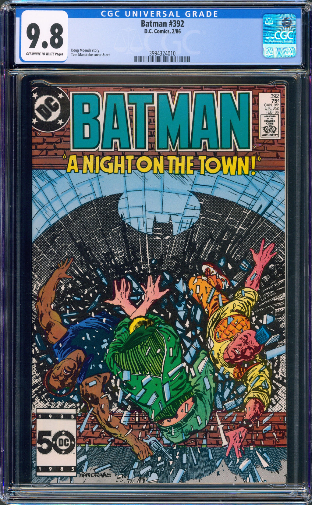 CGC 9.8 Batman #392