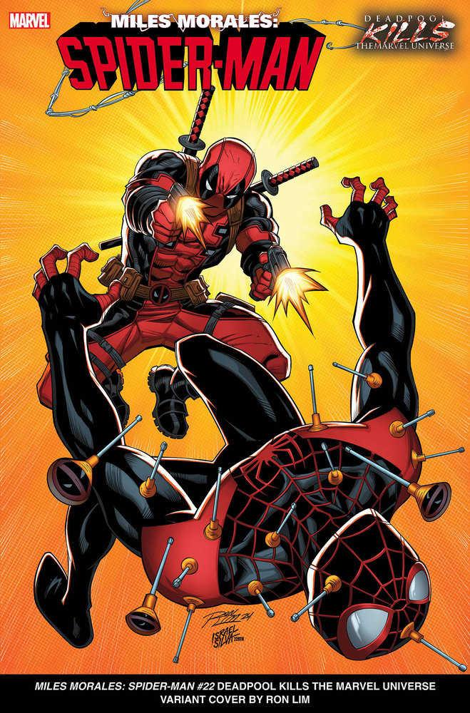 Miles Morales Spider-Man #22 Lim Deadpool Kills Marvel Variant