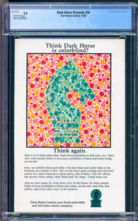 CGC 9.6 Dark Horse Presents #34 BEN