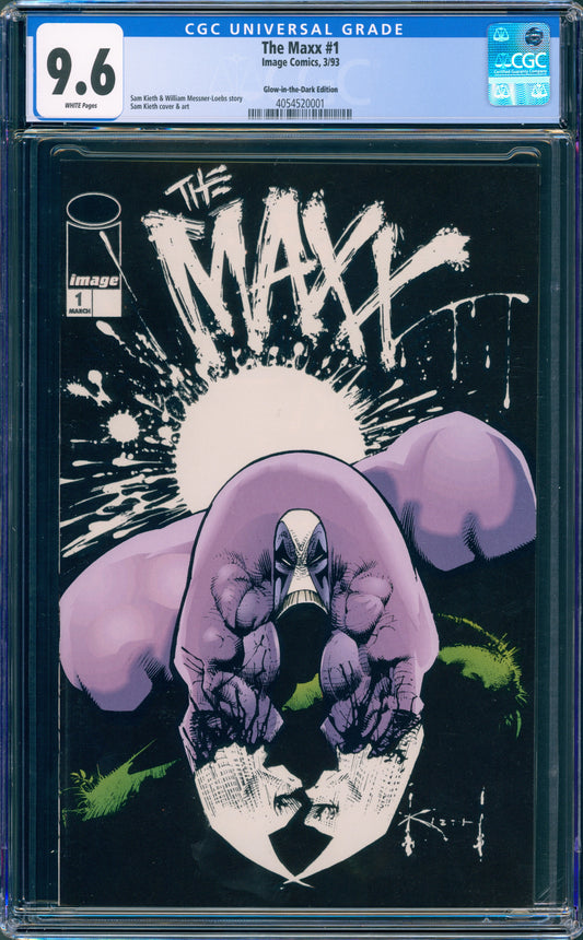 CGC 9.6 Maxx #1 (Glow in the Dark Edition)