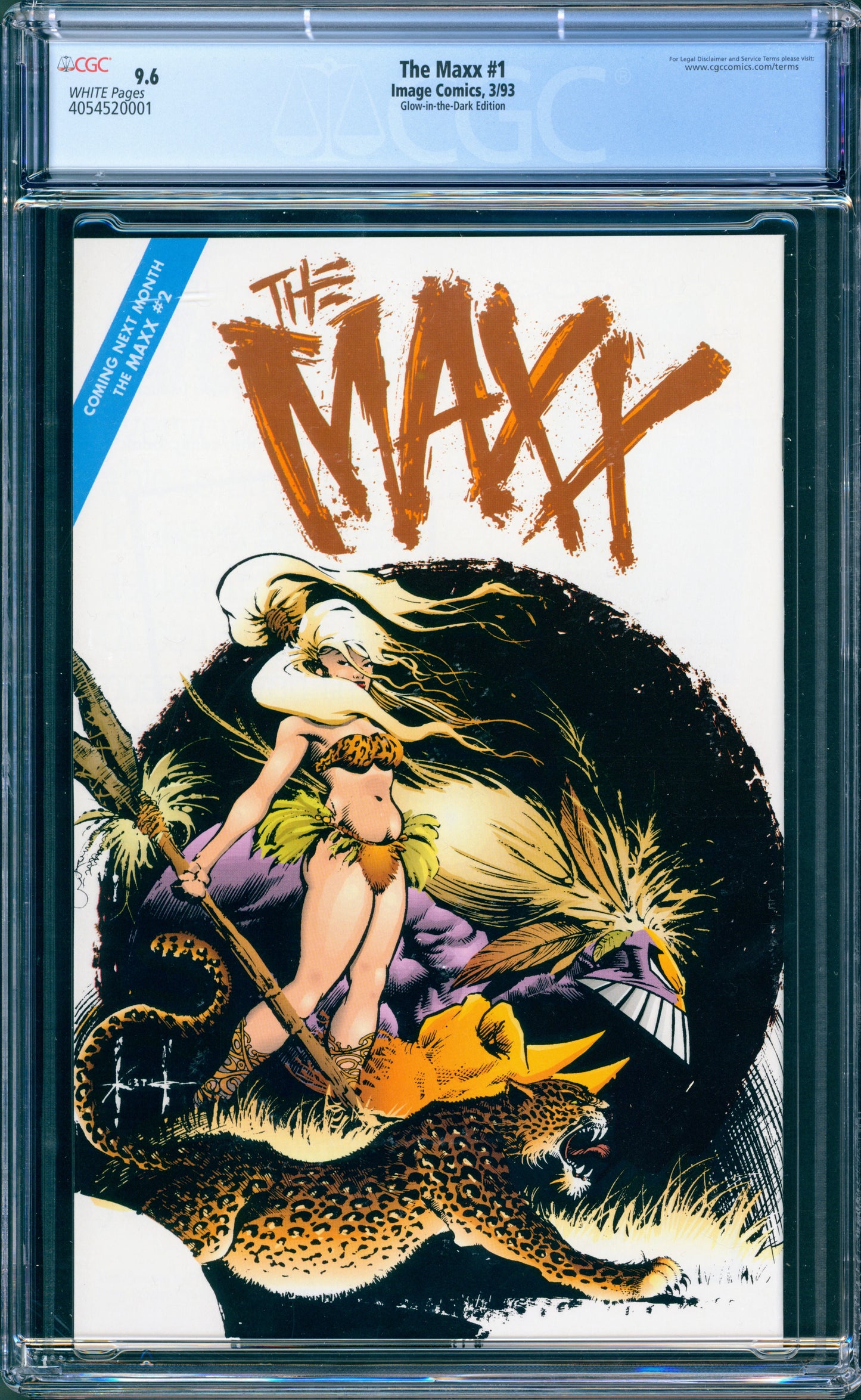 CGC 9.6 Maxx #1 (Glow in the Dark Edition)
