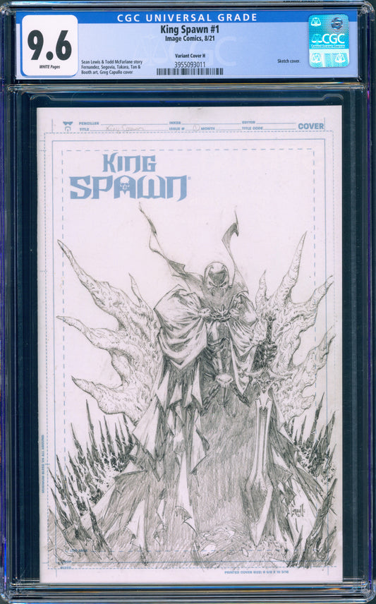 CGC 9.6 King Spawn #1 (Cover H) 1:50