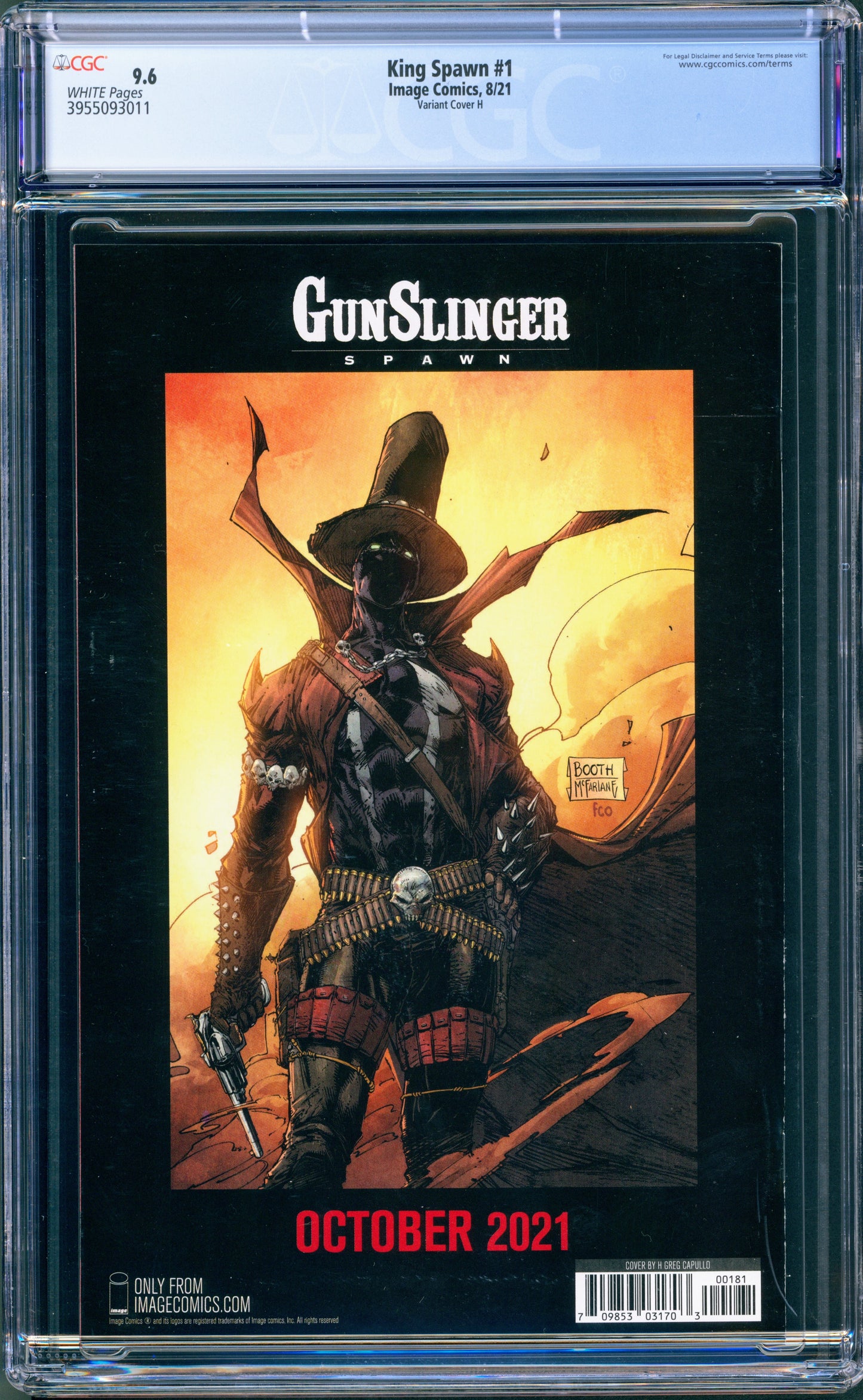 CGC 9.6 King Spawn #1 (Cover H) 1:50