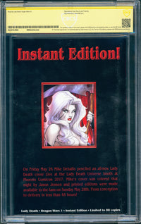 CBCS 9.8 Lady Death: Dragon Wars #1 Signed