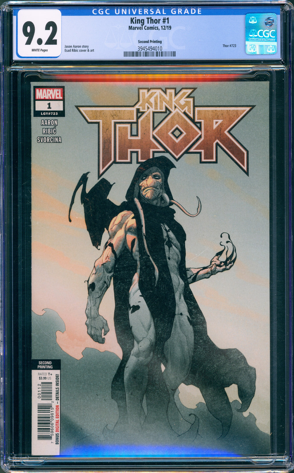 CGC 9.2 King Thor #1 (Second Printing)