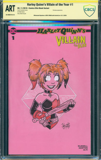CBCS Harley Quinn's Villain of the Year #1 (Signed Josh Lyman)