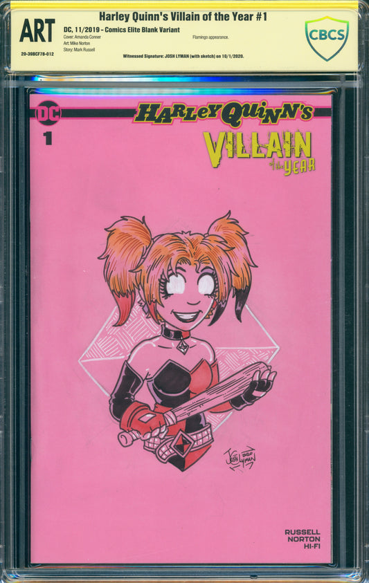 CBCS Harley Quinn's Villain of the Year #1 (Signed Josh Lyman)