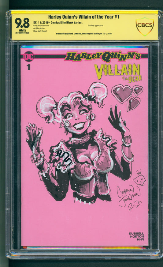 CBCS Harley Quinn's Villain of the Year #1 (Signed Camron Johnson)