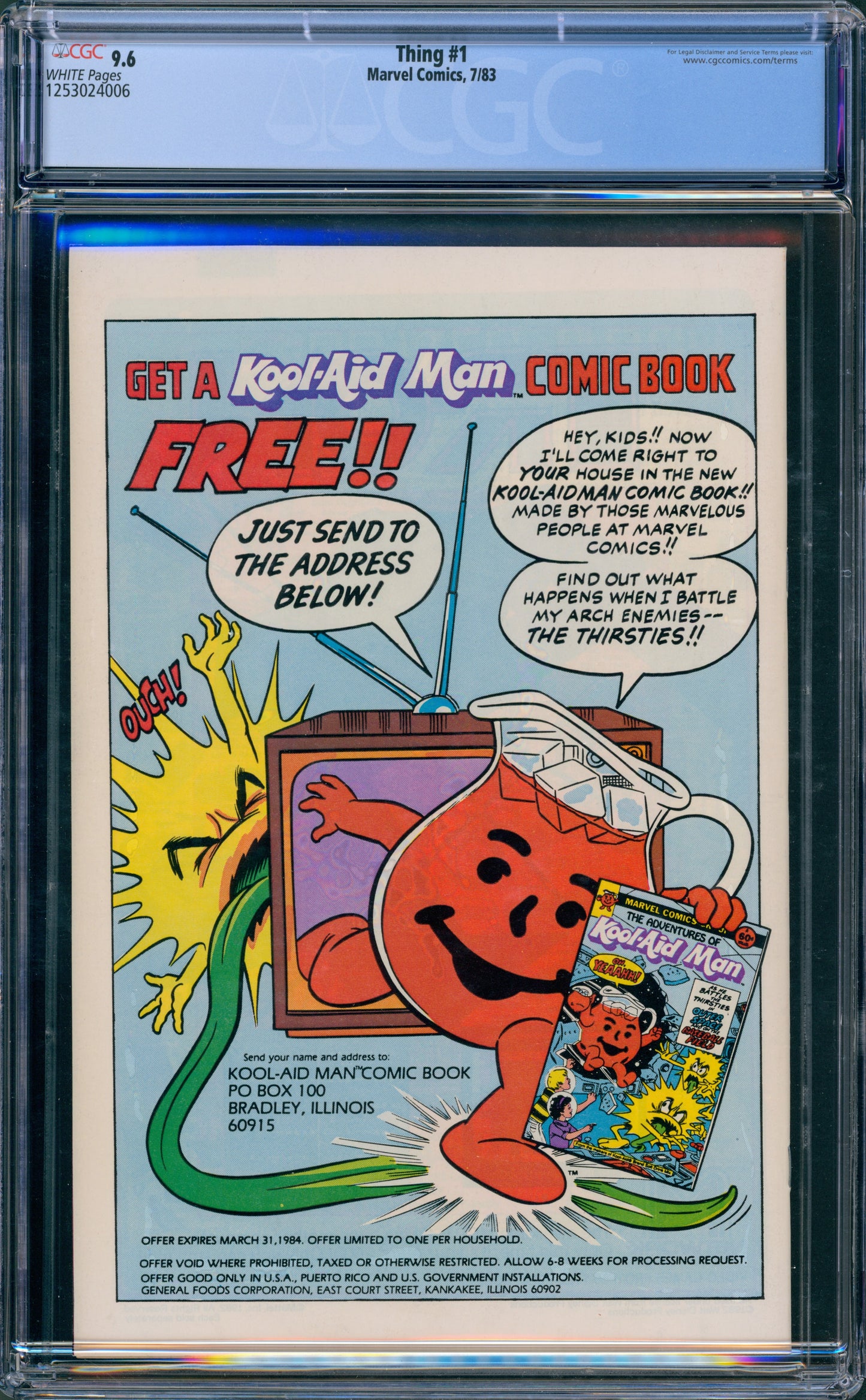 CGC 9.6 The Thing #1 (1983)