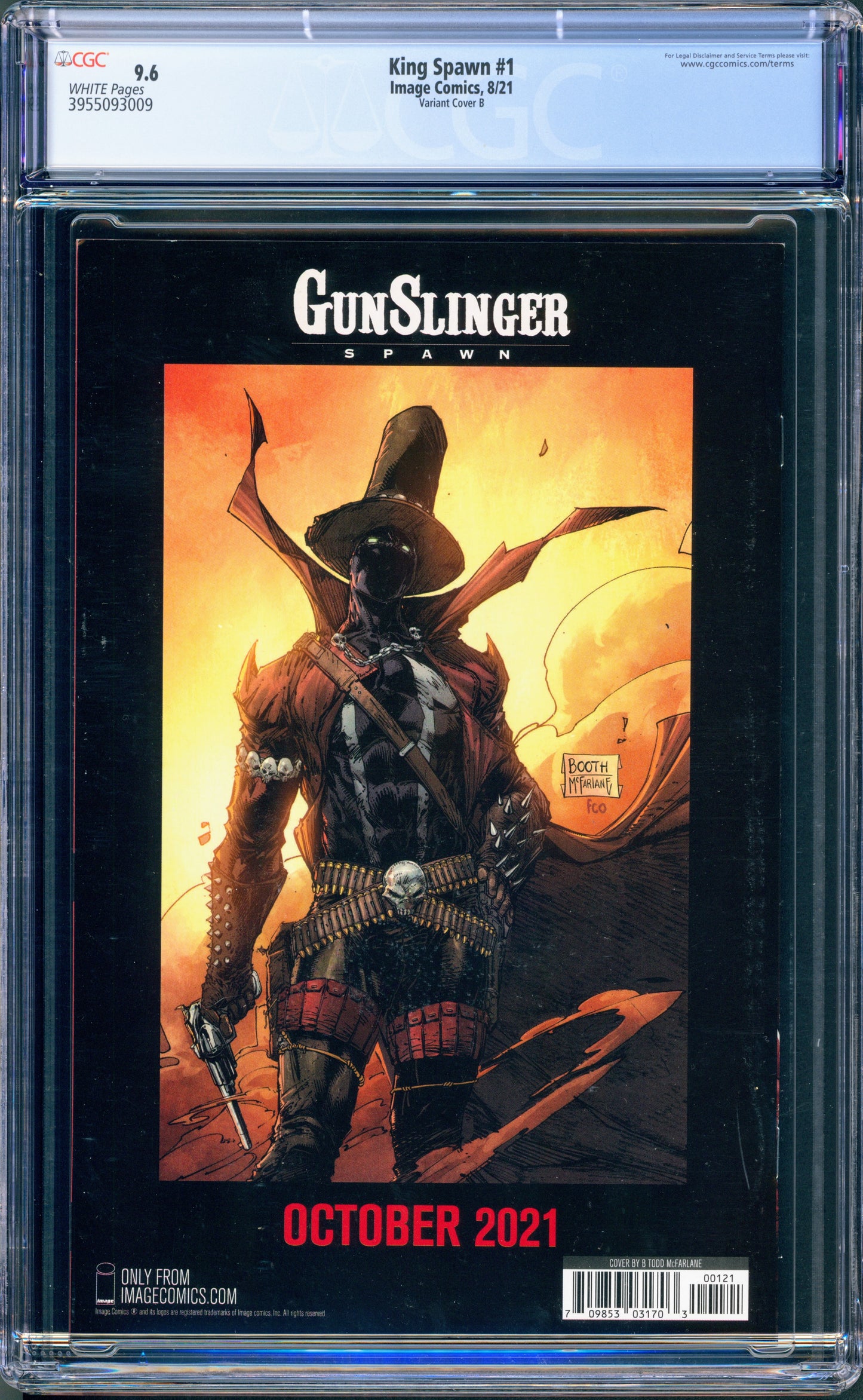 CGC 9.6 King Spawn #1 (Cover B)