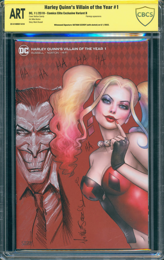 CBCS Harley Quinn's Villain of the Year #1 (Signed)