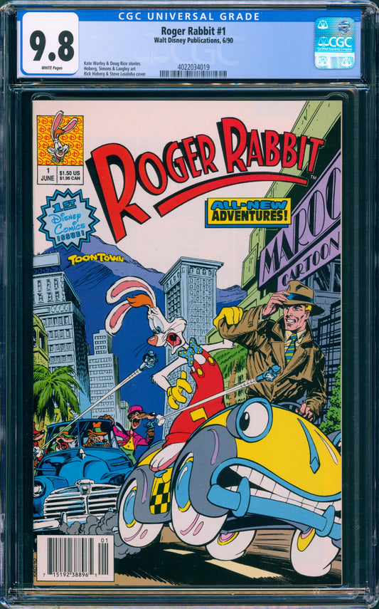 CGC 9.8 Roger Rabbit #1 (1990)