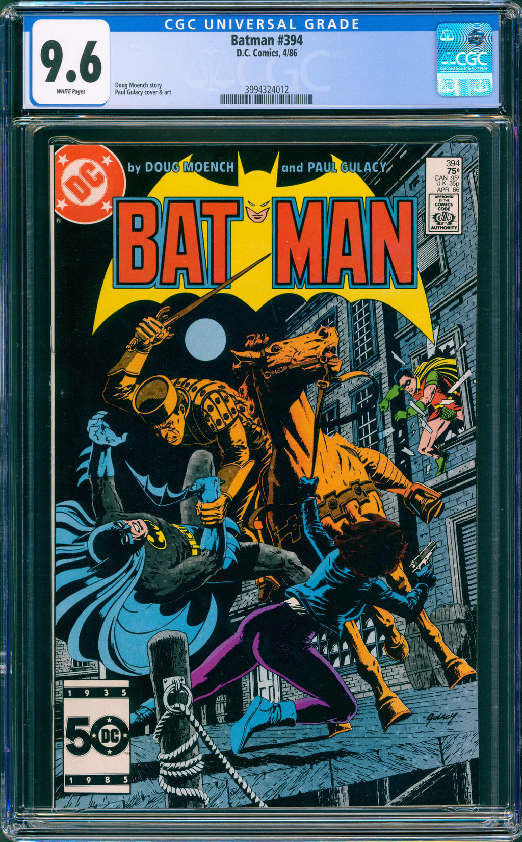 CGC 9.6 Batman #394