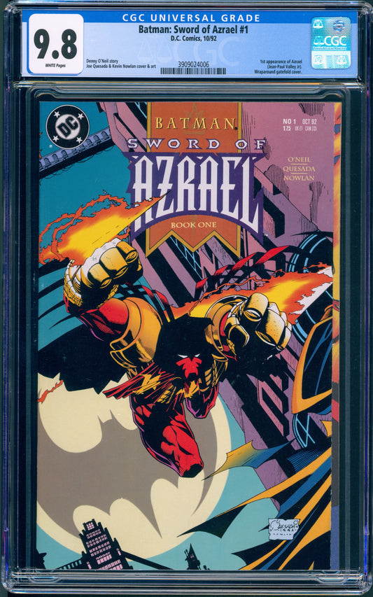 CGC 9.8 Batman Sword of Azrael #1