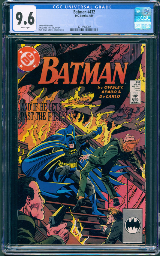 CGC 9.6 Batman #432