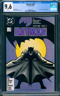 CGC 9.6 Batman #405 Year 1 Part 2