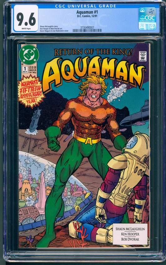 CGC 9.6 Aquaman #1