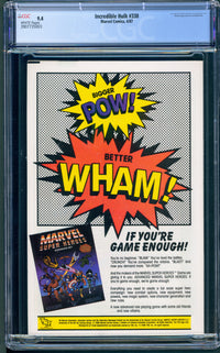 CGC 9.4 Incredible Hulk #330 Newsstand (1st McFarlane)