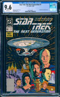 CGC 9.6 Star Trek Next Generation #1 1989 (BEN)