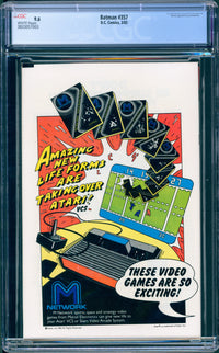 CGC 9.6 Batman #357 BEN (1st Jason Todd + Croc)
