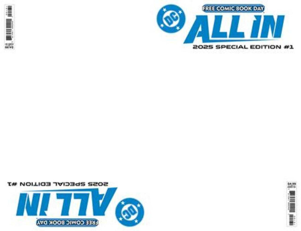 Free Comic Book Day 2025   DC All In Absolute Universe 2025 Free Comic Book Day Special Edition Blank Variant