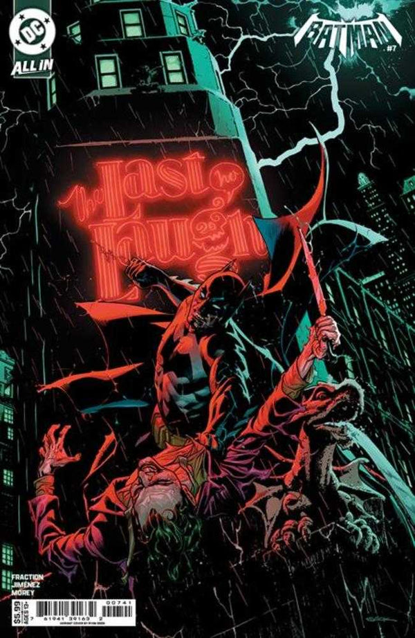 Batman #7 Cover D Ryan Sook Card Stock Variant