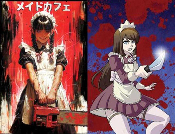 Maid Cafe #2 Cover D Naomi Griffin Todd Skull & Remy Eisu Mokhtar Holofoil Flip Variant