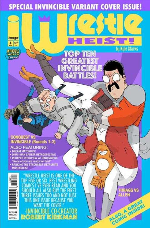 Wrestle Heist #4 (Of 5) Cover B Kyle Starks Invincible Team Up Variant (Mature)