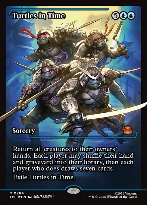 Turtles in Time - Teenage Mutant Ninja Turtles () #284 [Foil] [Foil]