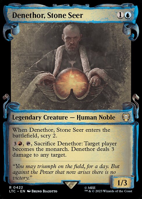 Denethor, Stone Seer - Tales of Middle-earth Commander (ltc) #422