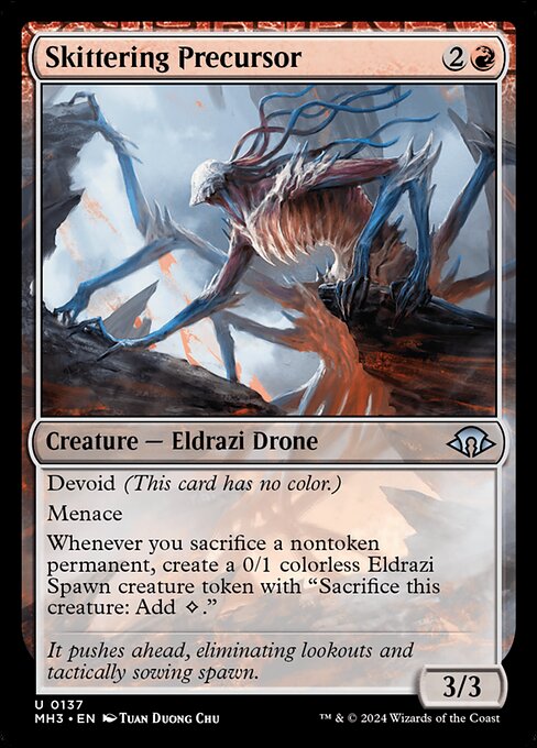 Skittering Precursor - Modern Horizons 3 (mh3) #137 [Foil] [Foil]