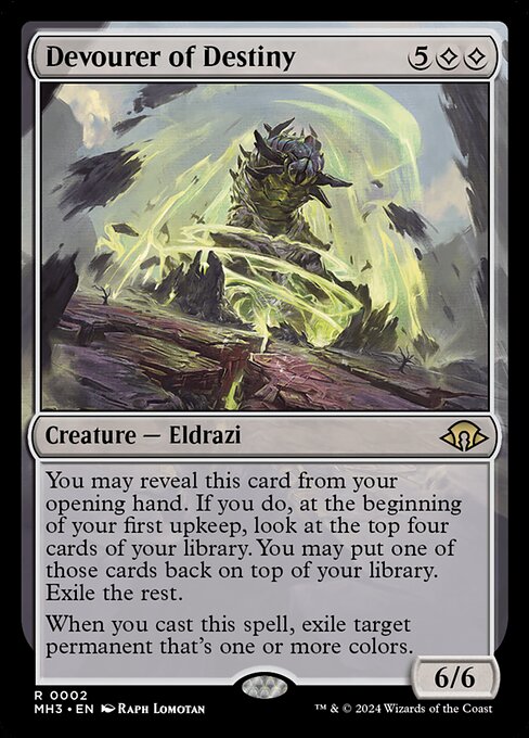 Devourer of Destiny - Modern Horizons 3 (MH3) #2 [Foil] [Foil]