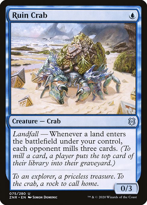 Ruin Crab - Zendikar Rising (ZNR) #75