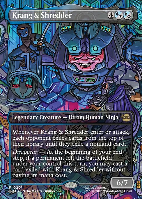 Krang & Shredder - Teenage Mutant Ninja Turtles () #201