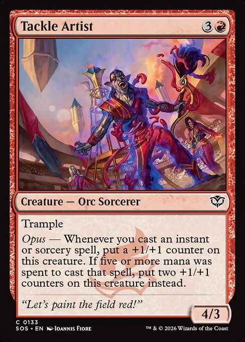 Tackle Artist - Secrets of Strixhaven () #133 [Foil] [Foil]
