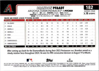 2025 Topps #182 Brandon Pfaadt