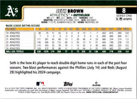 2025 Topps #8 Seth Brown