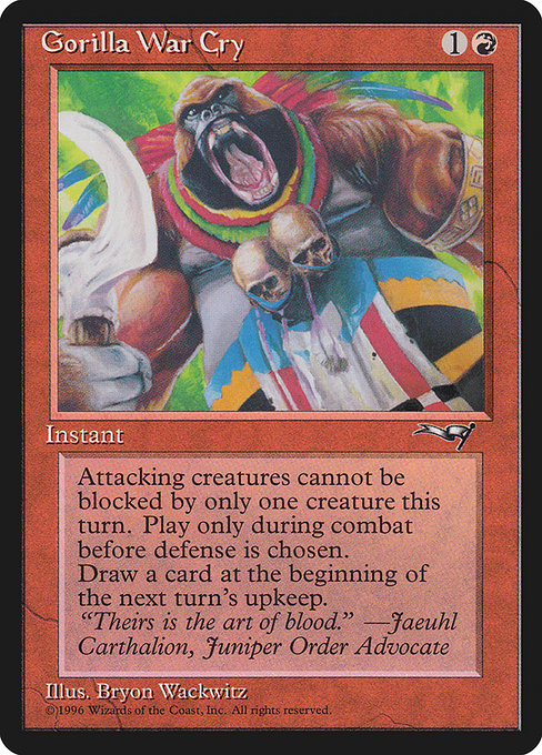 Gorilla War Cry - Alliances () #73b