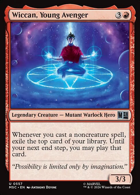 Wiccan, Young Avenger - Marvel Super Heroes Commander () #557