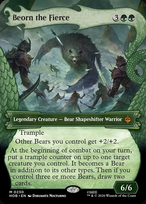 Beorn the Fierce - The Hobbit (hob) #230 [Foil] [Foil]