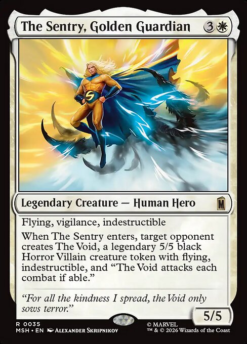 The Sentry, Golden Guardian - Marvel Super Heroes () #35 [Foil] [Foil]