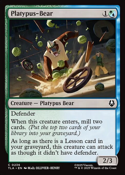 Platypus-Bear - Avatar: The Last Airbender () #236 [Foil] [Foil]