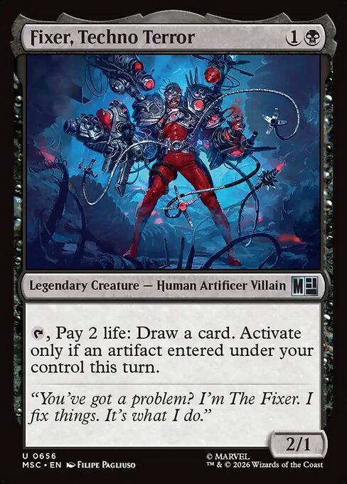 Fixer, Techno Terror - Marvel Super Heroes Commander () #656