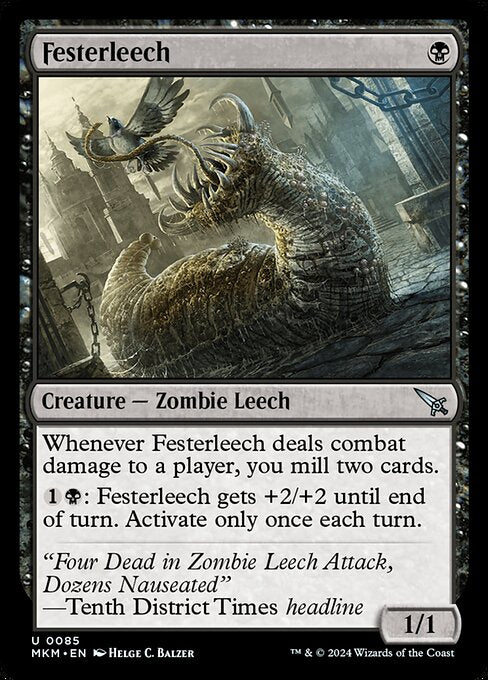 Festerleech - Murders at Karlov Manor (MKM) #85 [Foil] [Foil]