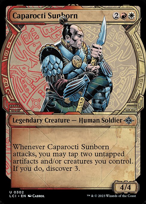 Caparocti Sunborn - The Lost Caverns of Ixalan (LCI) #302 [Foil] [Foil]