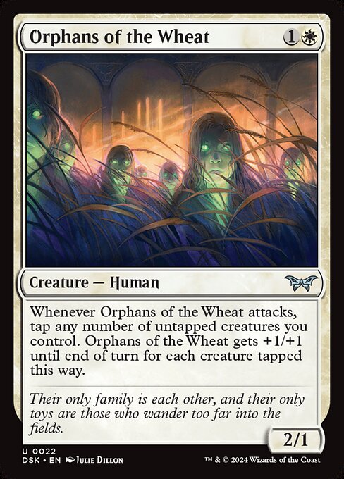 Orphans of the Wheat - Duskmourn: House of Horror (dsk) #22 [Foil] [Foil]